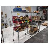 (2) NSF Wire Carts 48x24x77, Cannot...