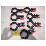 (7) Bessey 4" Quick Clamps...