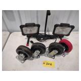 6" Casters & Worklight...