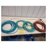 (4) Air Hoses & Blow Gun...