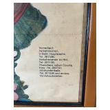 Framed 1971 Frank Zappa Mothers of Invention Concert Poster