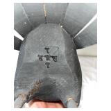 Pair of Hollow Carved Wooden Raven Decoys by Dallas J. Valley