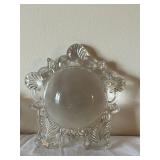 Vintage Glass Apothecary and Advertising Jar Collection with Magnifying Glass Paperweight