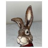 Collection of 5 Hand-Painted Easter Rabbit and Animal Figurines