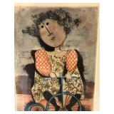 G. Rodo Boulanger Signed and Numbered Etching 65/100 in Frame