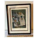 G. Rodo Boulanger Signed Limited Edition Framed Lithograph 34/120