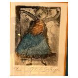 G. Rodo Boulanger Signed Limited Edition Art Print Framed 53/100