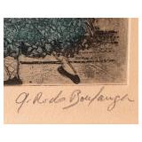 G. Rodo Boulanger Signed Limited Edition Art Print Framed 53/100