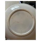 Set of 6 Vintage Hand-Painted Porcelain Bowls with Floral Design