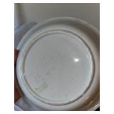 Set of 5 Vintage Luneville France Hand-Painted Bowls with Floral Patterns