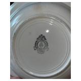 Set of 5 Vintage Luneville France Hand-Painted Bowls with Floral Patterns