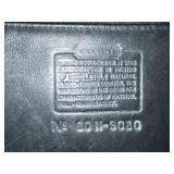 Coach Black Leather Shoulder Bag with Tag