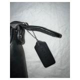 Coach Black Leather Shoulder Bag with Tag