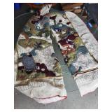 Unfinished Latch Hook Rug Project with Animal Designs