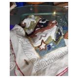 Unfinished Latch Hook Rug Project with Animal Designs