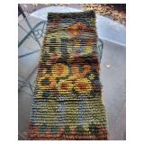 Handmade Colorful Woven Rug - Artistic Pattern