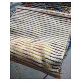 Handmade Colorful Woven Rug - Artistic Pattern