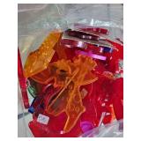 Vintage Plastic Cookie Cutters Lot - Assorted Shapes & Colors