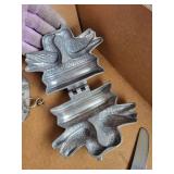 Vintage Kitchenware Lot: Molds, Cutlery, Corkscrew