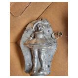 Vintage Kitchenware Lot: Molds, Cutlery, Corkscrew