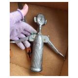 Vintage Kitchenware Lot: Molds, Cutlery, Corkscrew