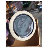 Set of 3 Vintage Ceramic Vases with Embossed Design