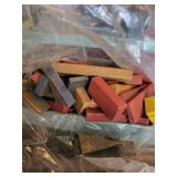 Vintage Toy Lot: Xylophone, Fisher-Price Train, Wooden Toys