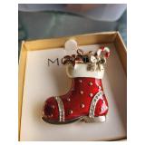 Vintage Holiday Decorations Lot - Ornaments & Card Clips