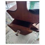 Vintage Wooden Sewing Caddy with Drawers