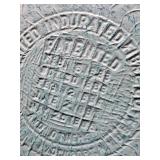 Antique Indurated Fibre Wood Pulp Bucket with Patent Markings