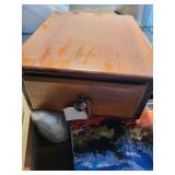 Mixed Lot: Books, Yarn, Baskets & Display Case