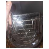 Engraved Crystal Bowl Alumni Service Award 1991