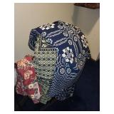 Lot of Vintage Woven Patterned Blankets and Throws