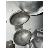 Vintage Aluminum Duck & Lamb Cake Baking and Candy Molds Set