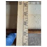 Antique Framed Print of Girl in Garden Block Art Signed