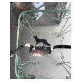 Vintage Draw Knife Hand Tool with Dog-Shaped Cutout