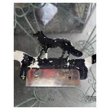 Vintage Draw Knife Hand Tool with Dog-Shaped Cutout