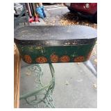 Holiday Decor Set: Christmas Candle, Santa Board, Halloween Box