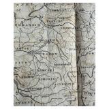 Historical & Topographical Map of France - Louis XIV Era, 1668