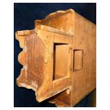 Antique Wooden Religious Shrine with Intricate Carvings