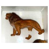 Lot of Vintage Animal Figurines - Lions, Camels, Elephants, and More