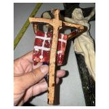 Lot of Religious Crucifixes and Figurines