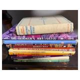 Lot of Craft and Rug-Making Books - Hooked Rugs & Embroidery