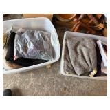 Assorted Textiles and Wool Fabrics Lot Perfect for Rug Hooking