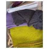 Assorted Textiles and Wool Fabrics Lot Perfect for Rug Hooking