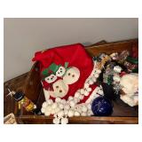 Vintage Christmas Decoration Lot - Ornaments, Figures & More