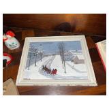 Vintage Christmas Decoration Lot - Ornaments, Figures & More