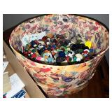 Large Assortment of Mixed Vintage and Modern Buttons