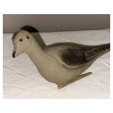 Vintage Paper Mache Bird Decoy with Clip