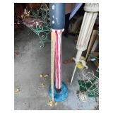 Vintage Uncle Sam Yard Ornament with Patriotic Colors